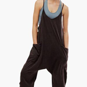 FP Small Movement Hot Shot Jumpsuit in Washed Black